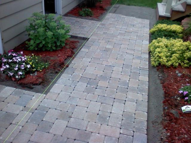 GrassMasters Landscaping Walkway Project