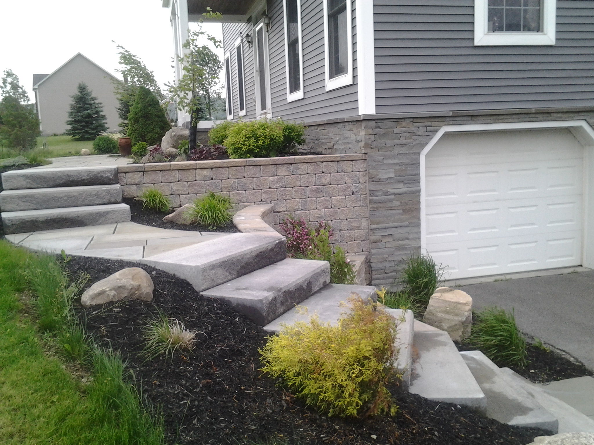 GrassMasters Landscaping Walkway Project