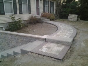 GrassMasters Landscaping Walkway Project