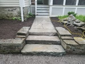 GrassMasters Landscaping Walkway