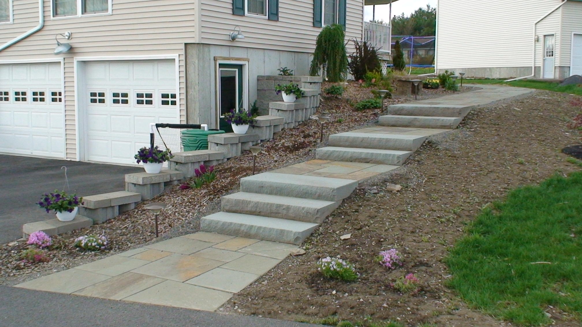 GrassMasters Landscaping Walkway Project