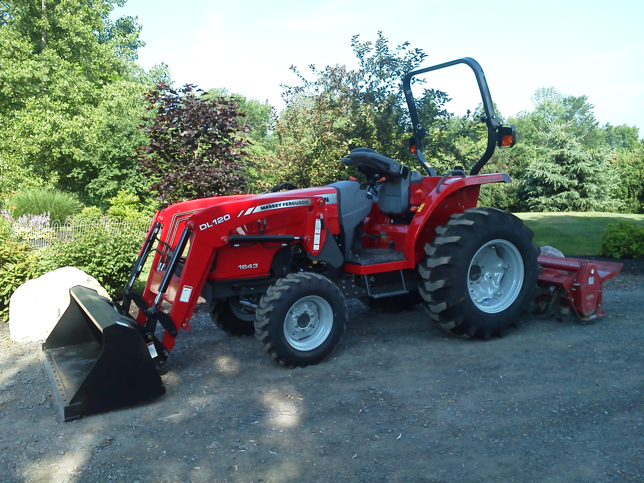 Grassmaster Landscaping Rototiller