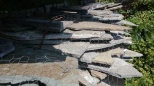 Irregular Flag Stone At GrassMasters Landscaping