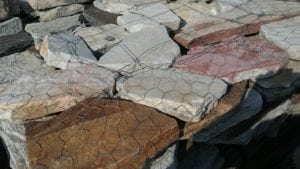 White Mountain Wall Stone (Irregular) At GrassMasters Landscaping